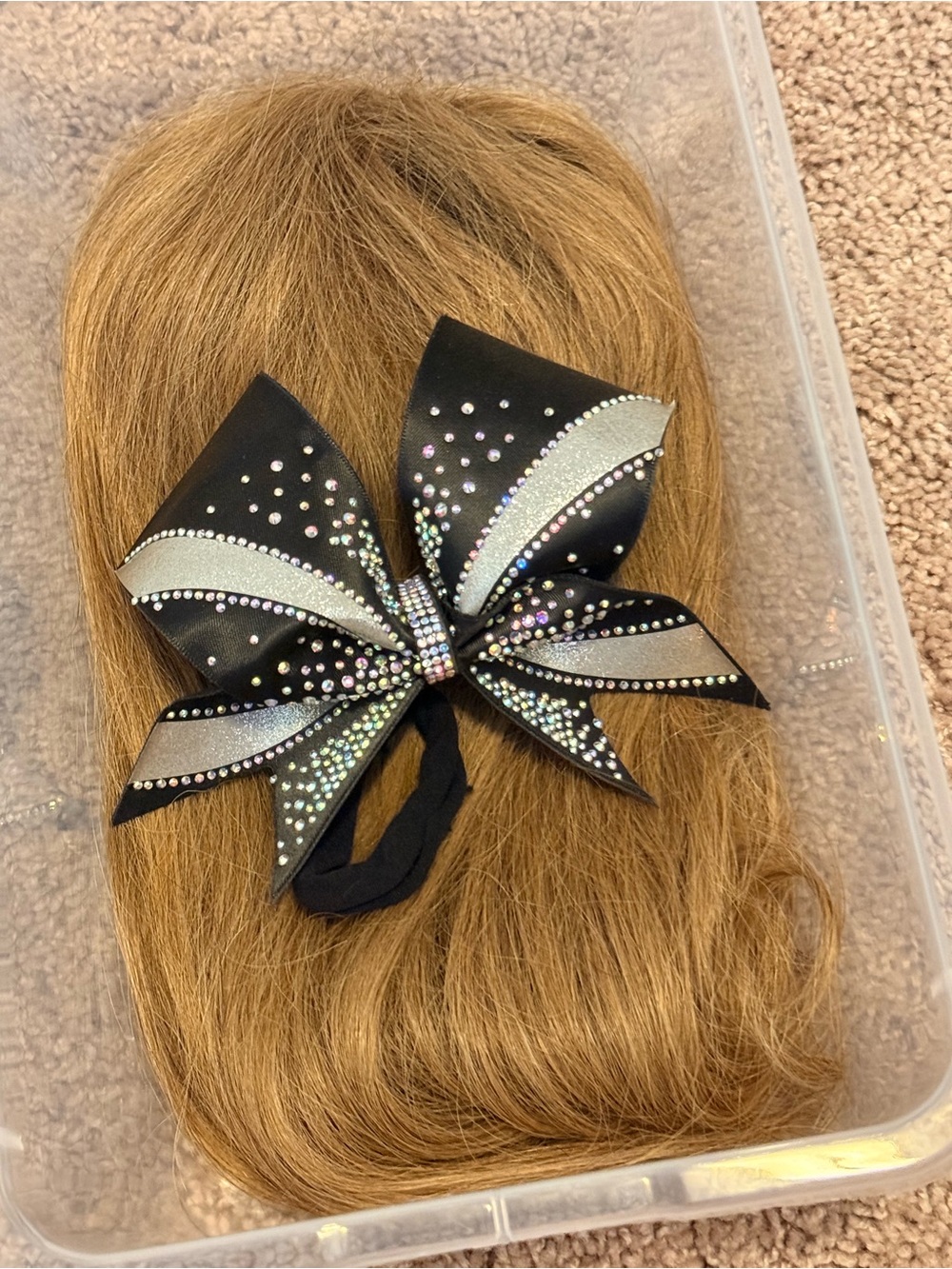Cheer Hair Piece- Light brown